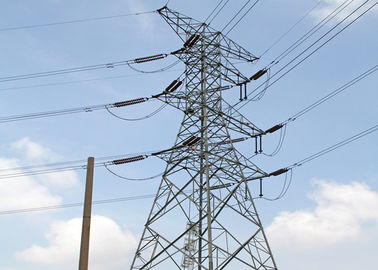 एएसटीएम A572 स्टील स्ट्रक्चर टॉवर, 10 - 750KV हाई वोल्टेज पावर टॉवर