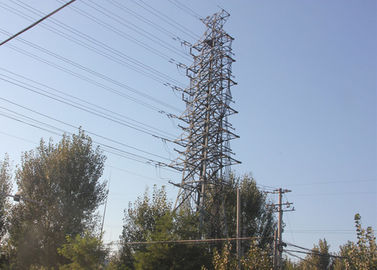 S235JR हाई टेंशन इलेक्ट्रिकल टावर्स, 10 - 1000KV हाई वोल्टेज ट्रांसमिशन लाइन टॉवर