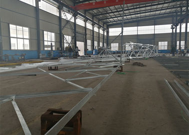 S235JR हाई टेंशन इलेक्ट्रिकल टावर्स, 10 - 1000KV हाई वोल्टेज ट्रांसमिशन लाइन टॉवर